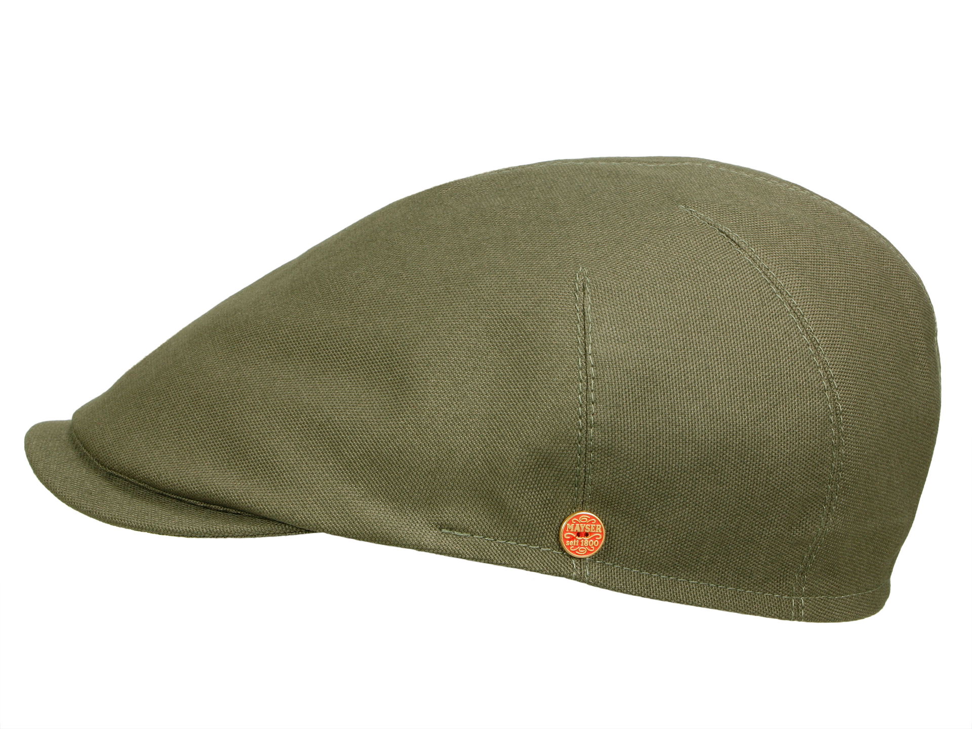 Mayser Simon Geblockte Flatcap aus Baumwolle