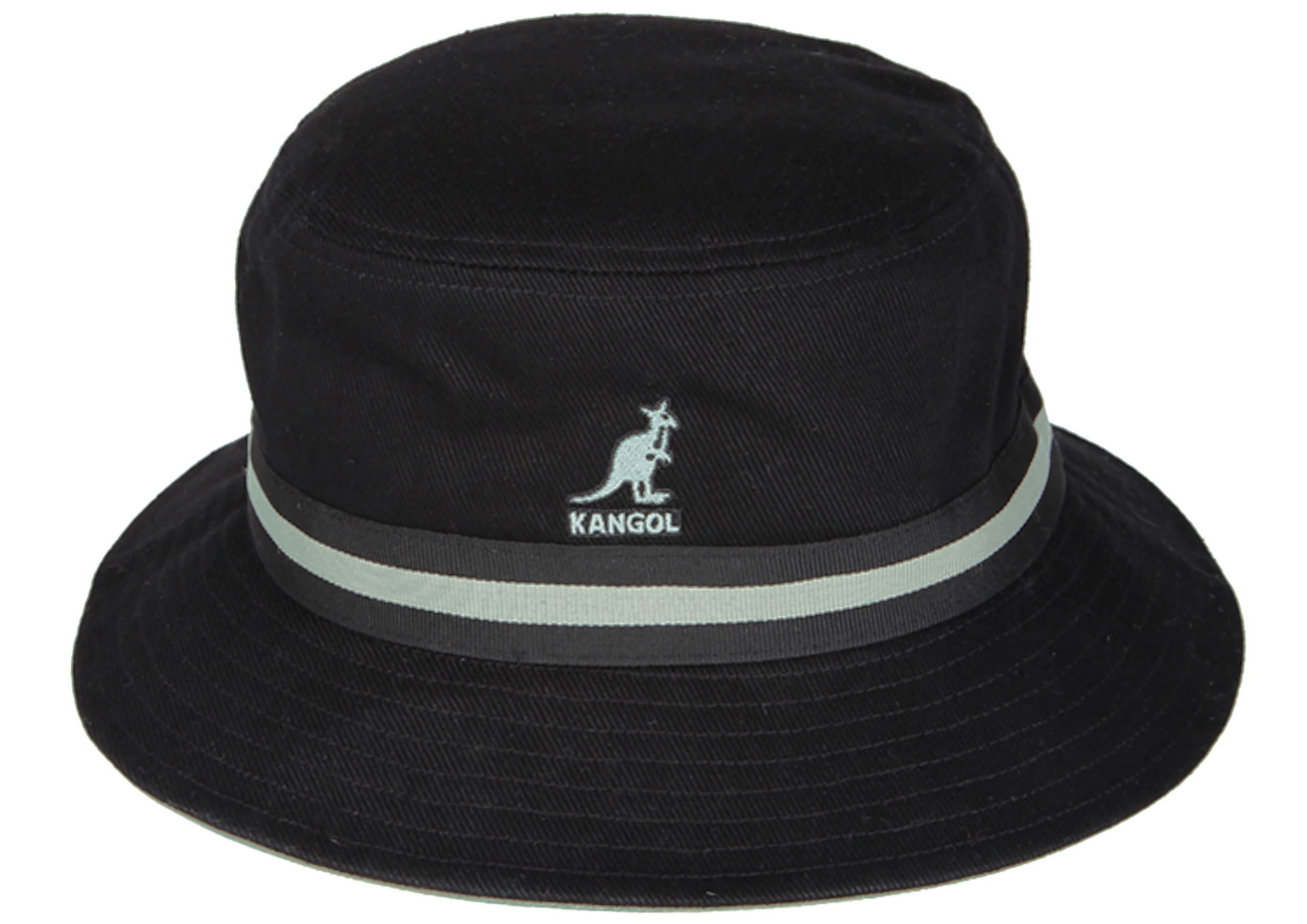 Kangol Stripe Lahinch Bucket Fischerhut aus reiner Baumwolle
