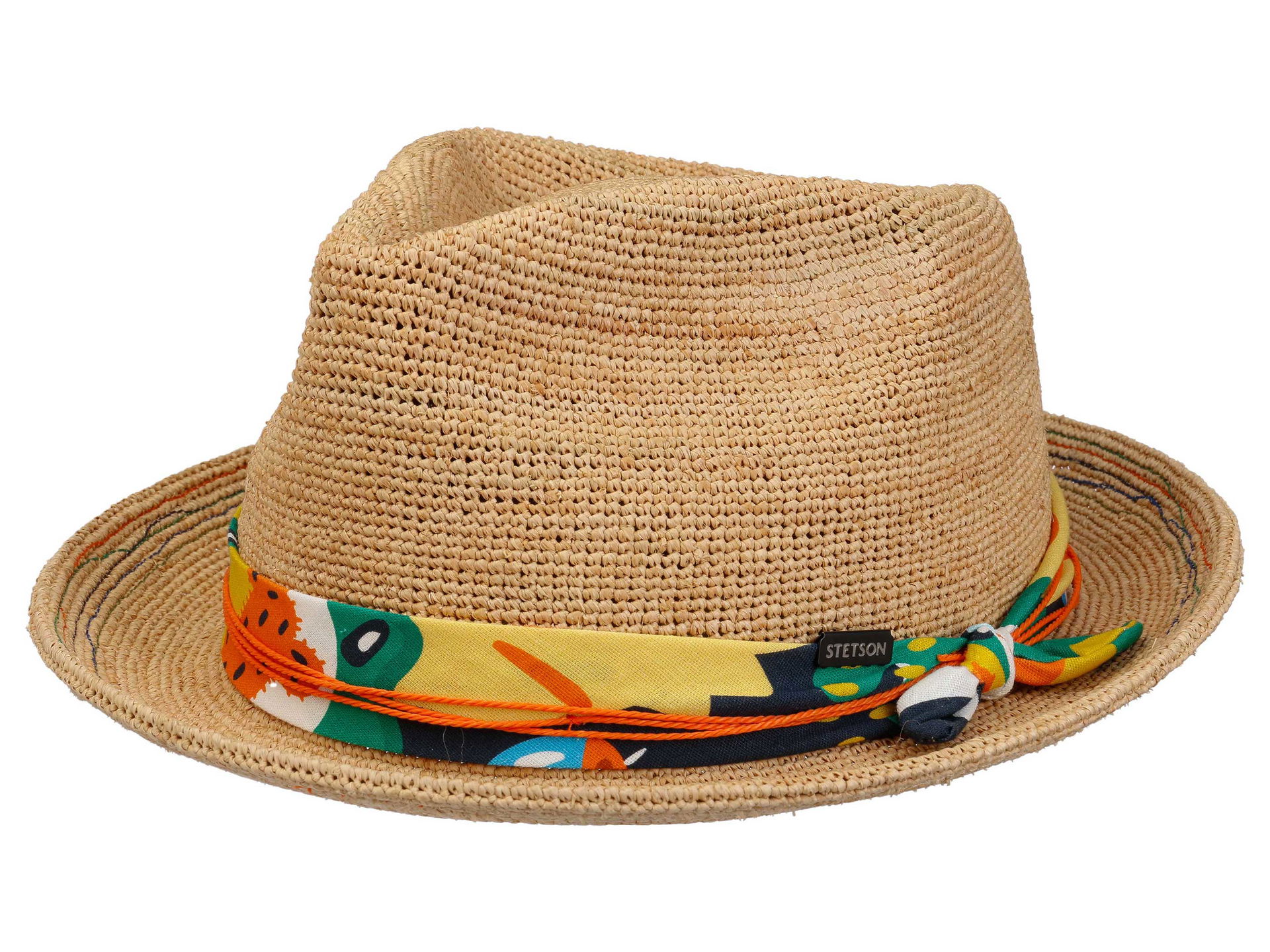 Stetson Player Raffia Crochet Stetson Festival