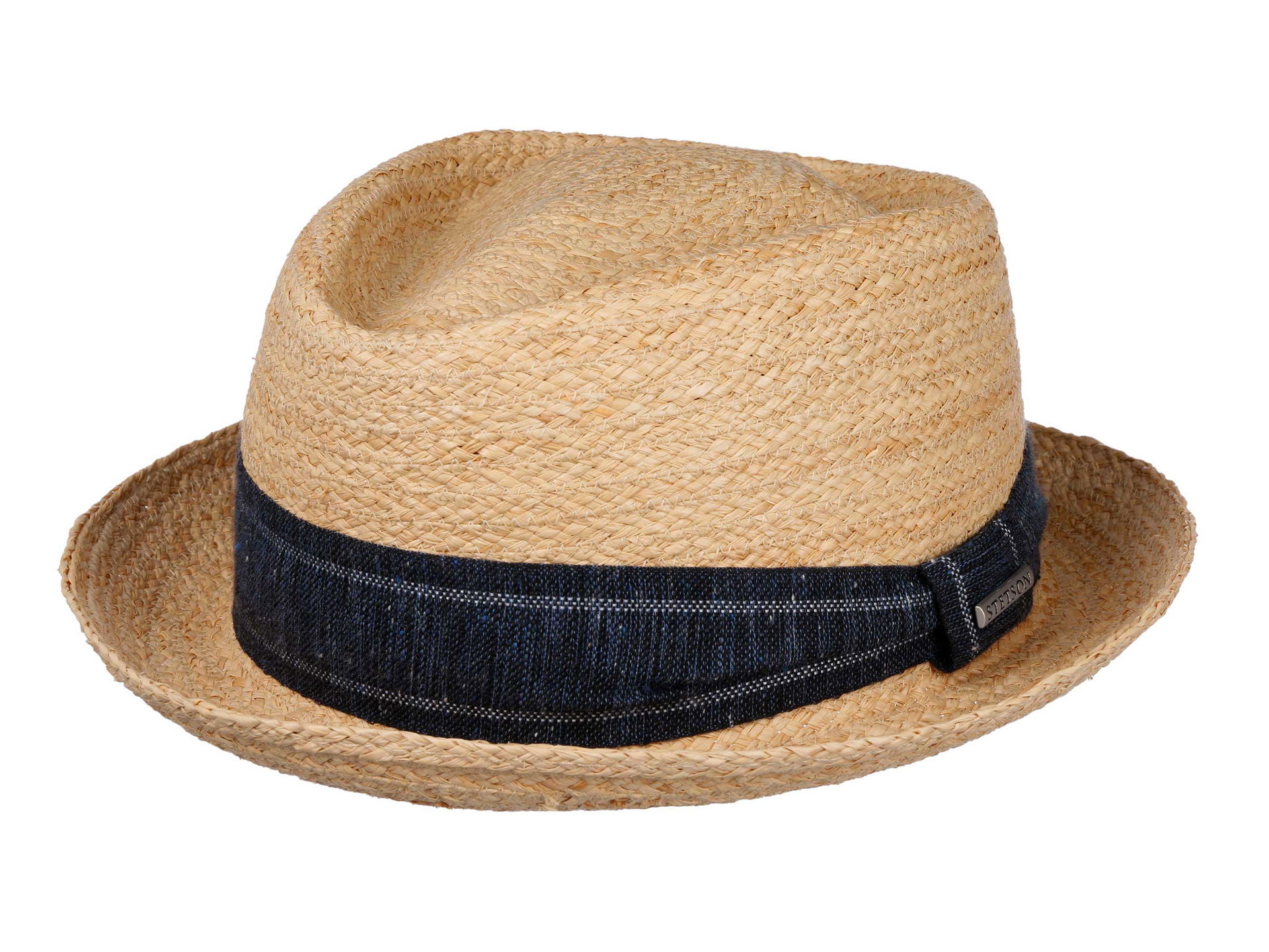 Stetson Diamond Raffia Pork Pie Hut