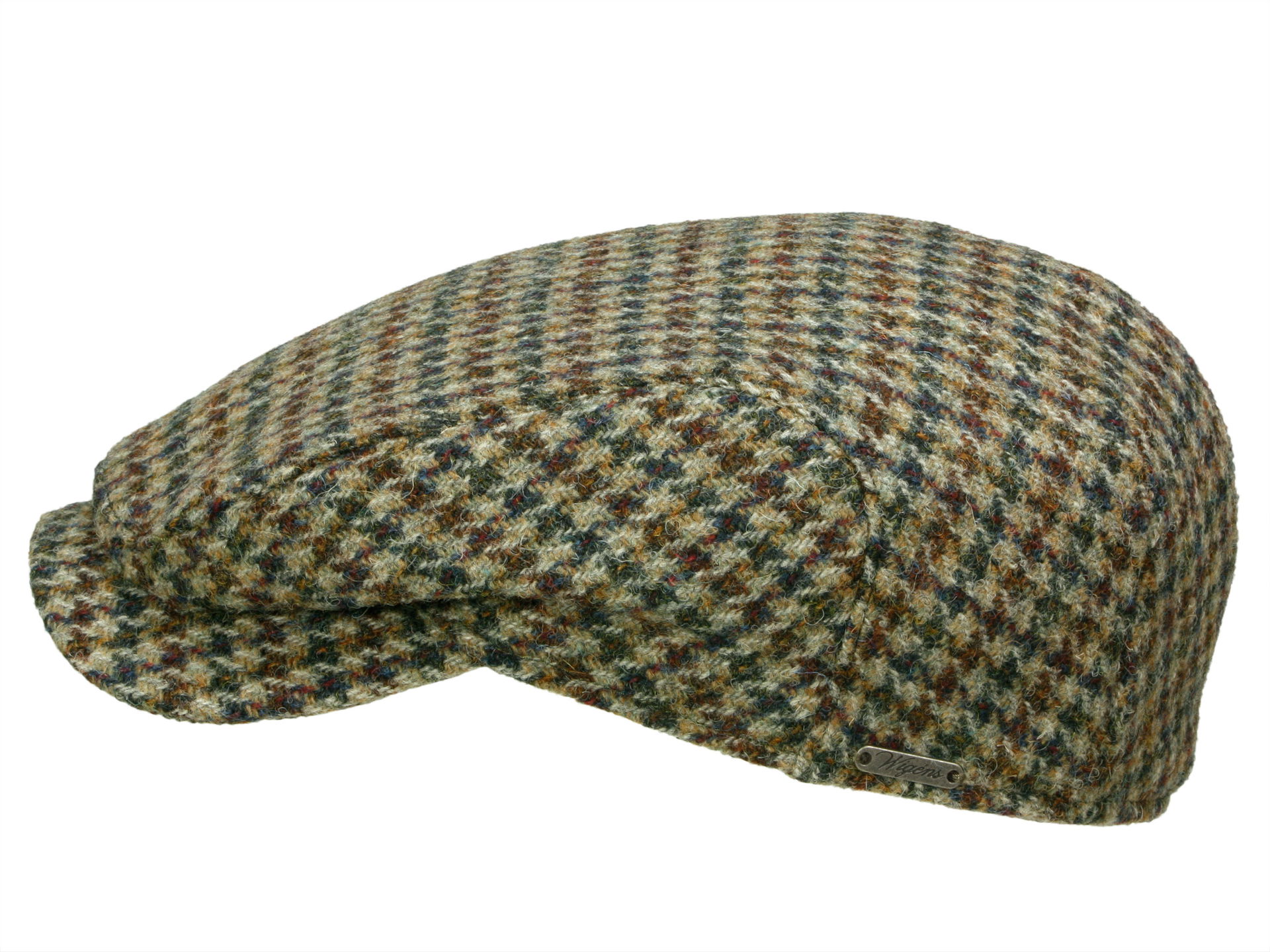Wigens Ivy Contemporary Cap in Harris Tweed Stoff