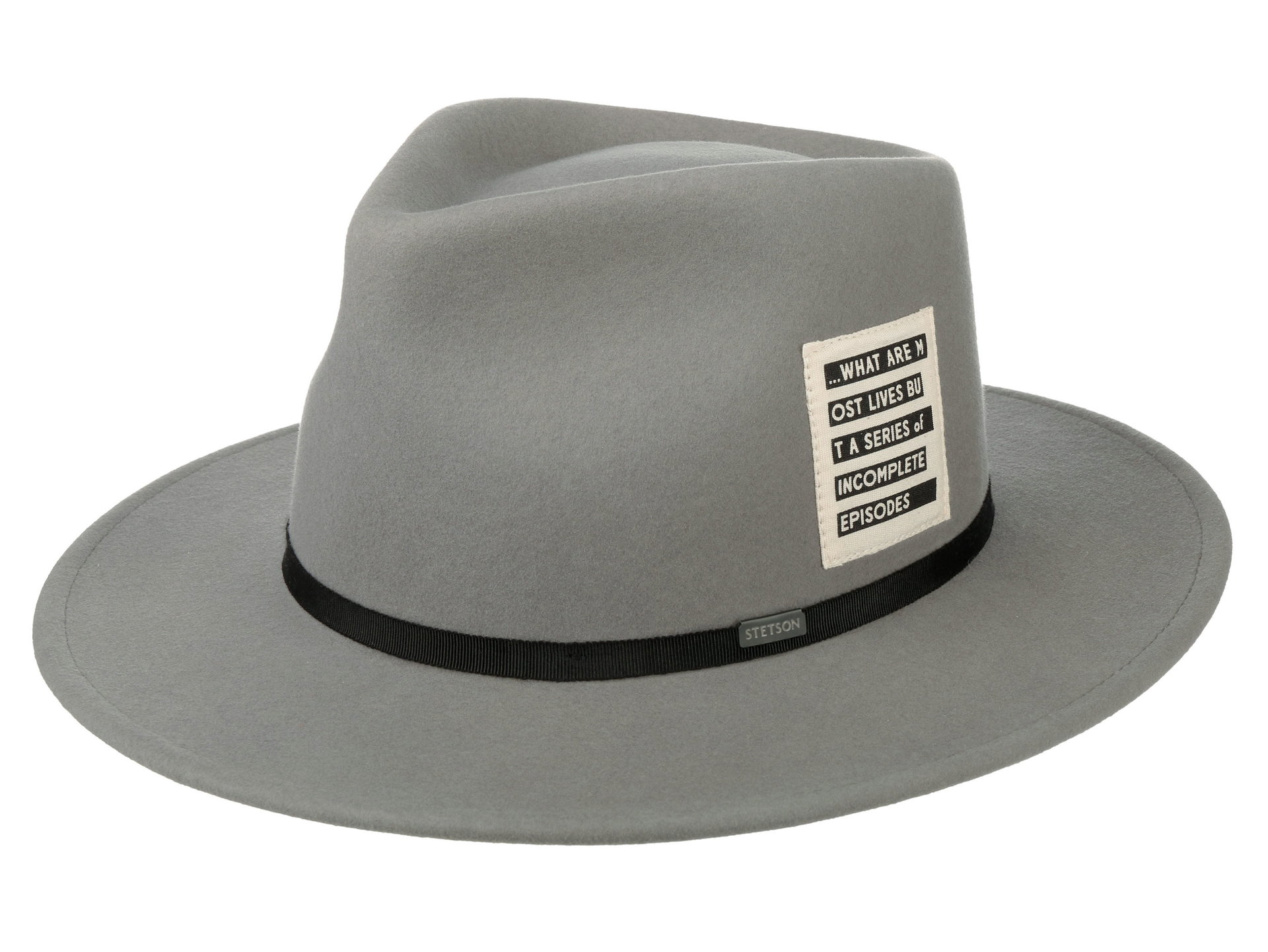Stetson Episodes Fedora Woolfelt/Cashmere Hut