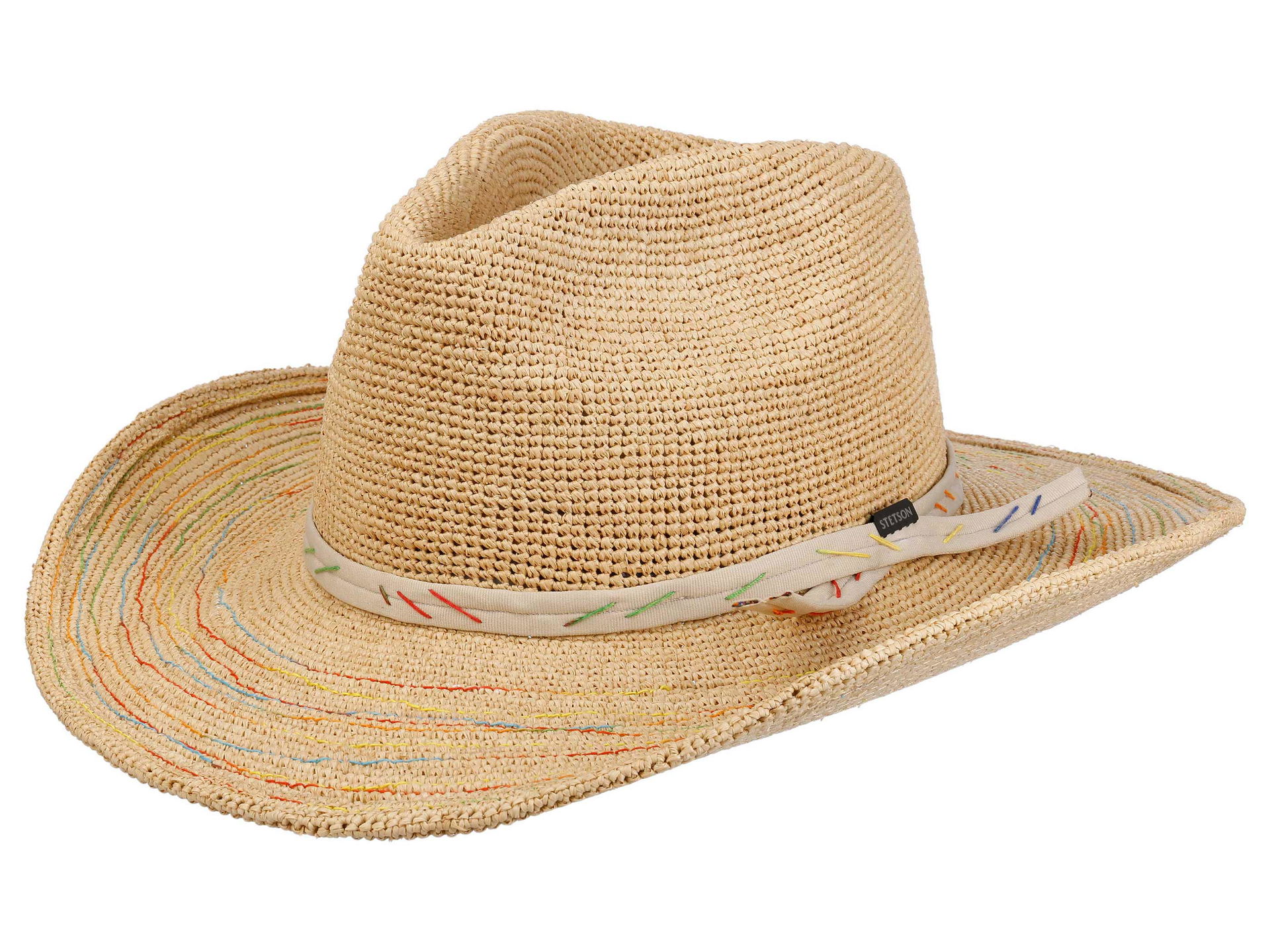 Stetson Western Raffia Crochet Stetson Festival