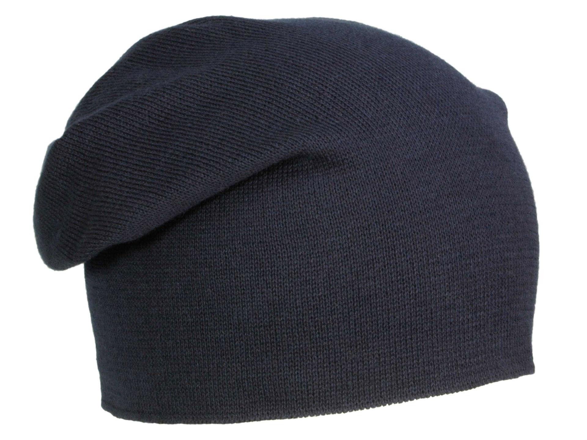 Rassow Long Beanie leichte Strickmütze aus Baumwolle