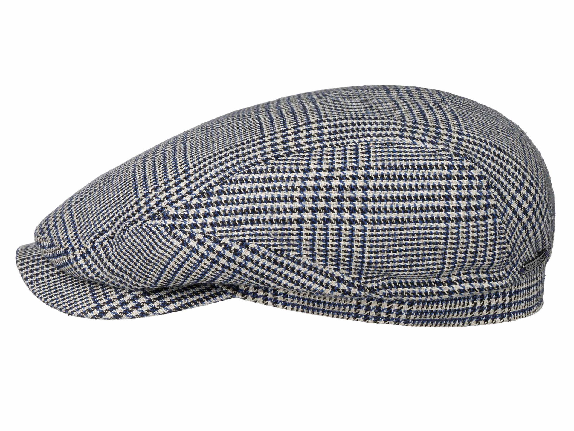 Stetson Driver Cap Silk/Cotton Glencheck Flatcap