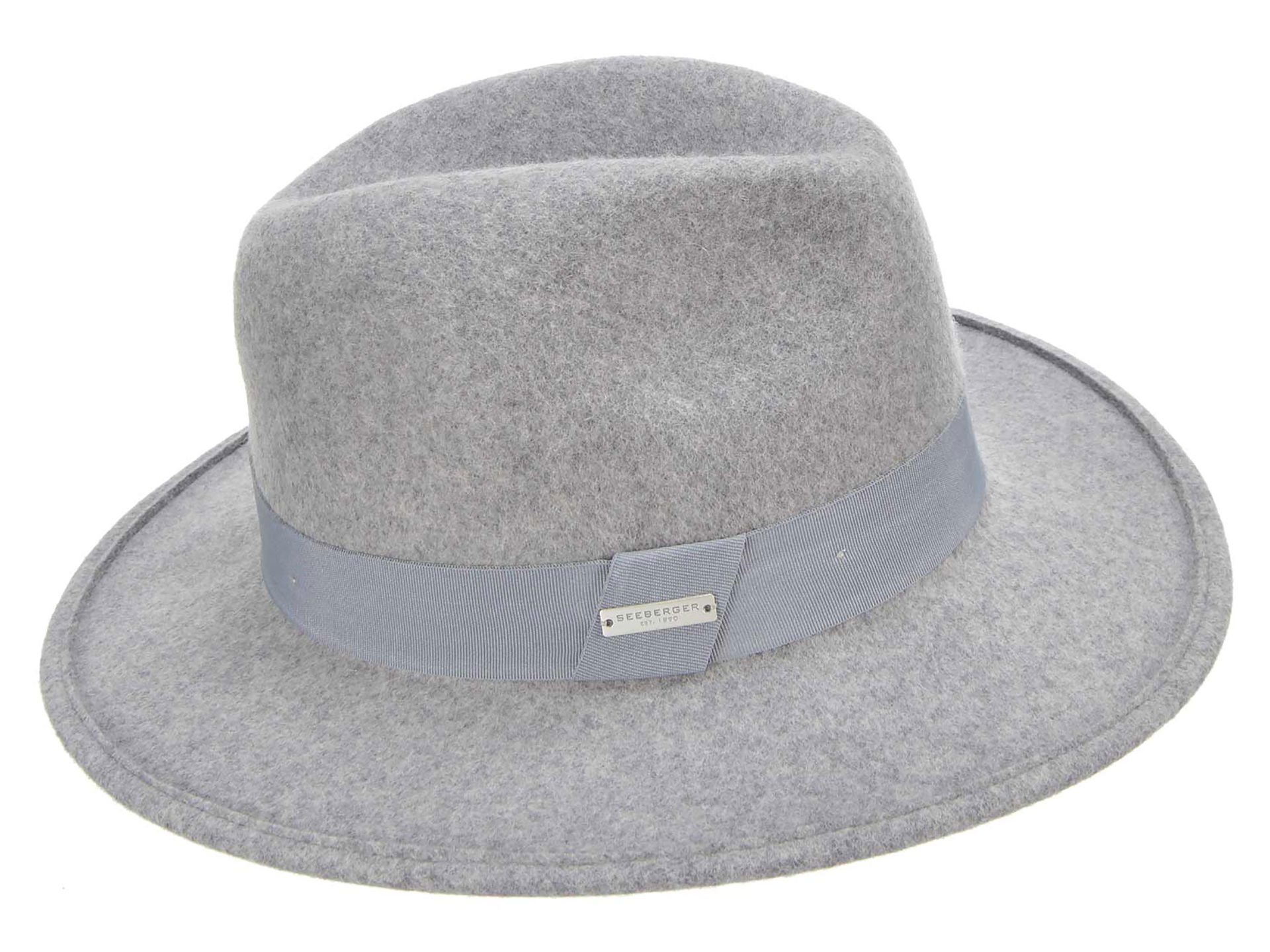 Seeberger Filzfedora Hut aus Wollfilz