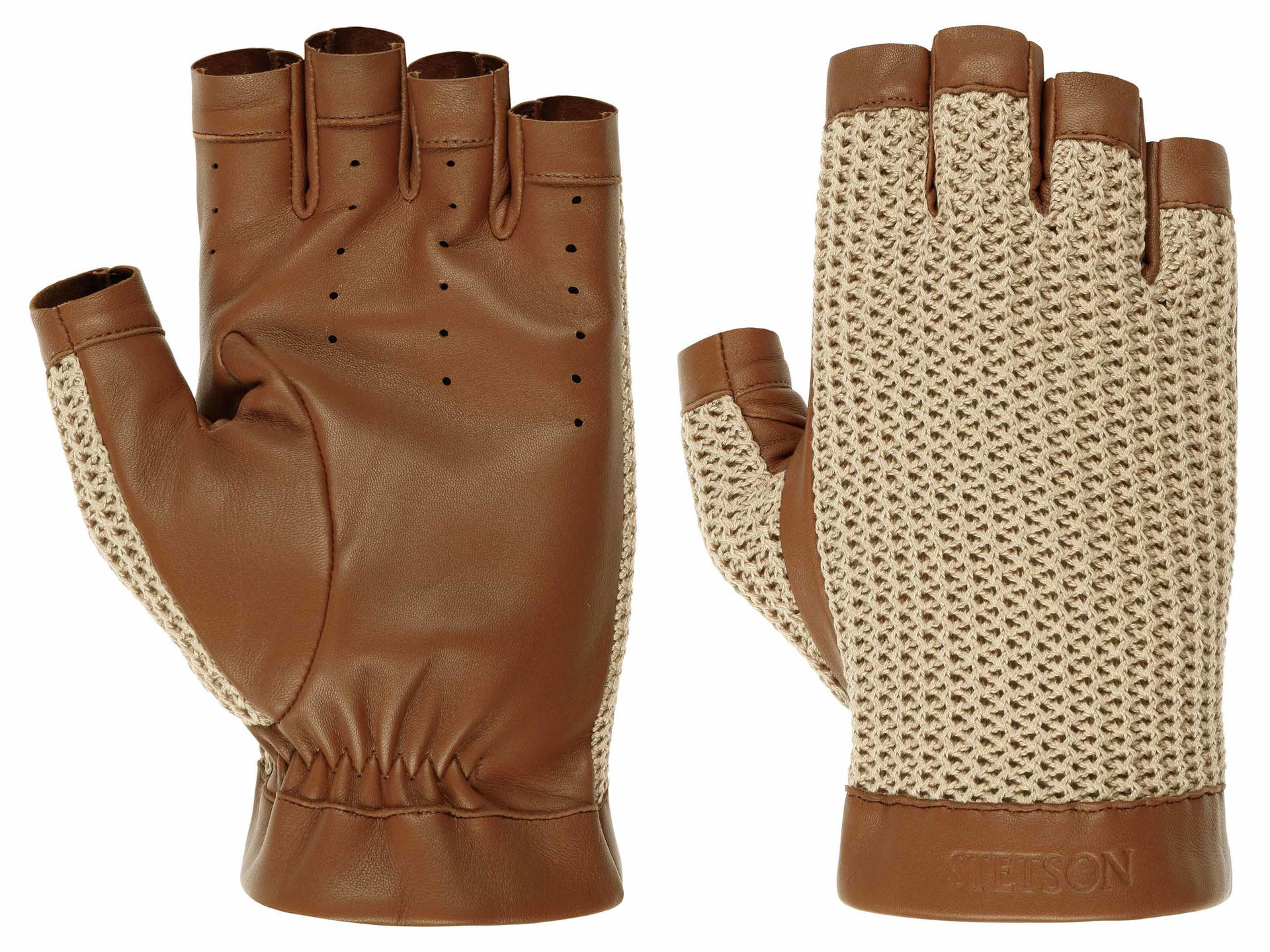 Stetson Summer Gloves Sheep Nappa & Knit