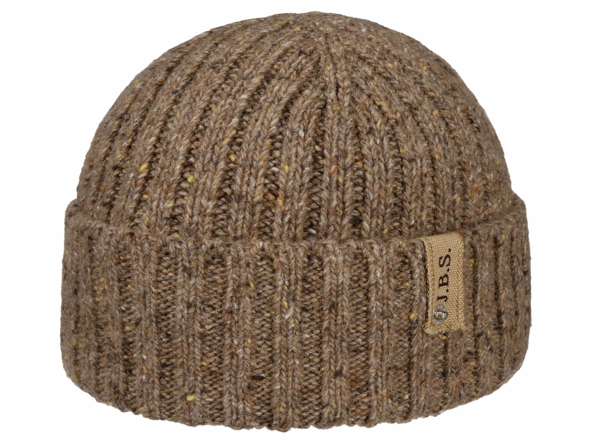 Stetson Beanie Donegal Wool Kurze Strickmütze mit Umschlag