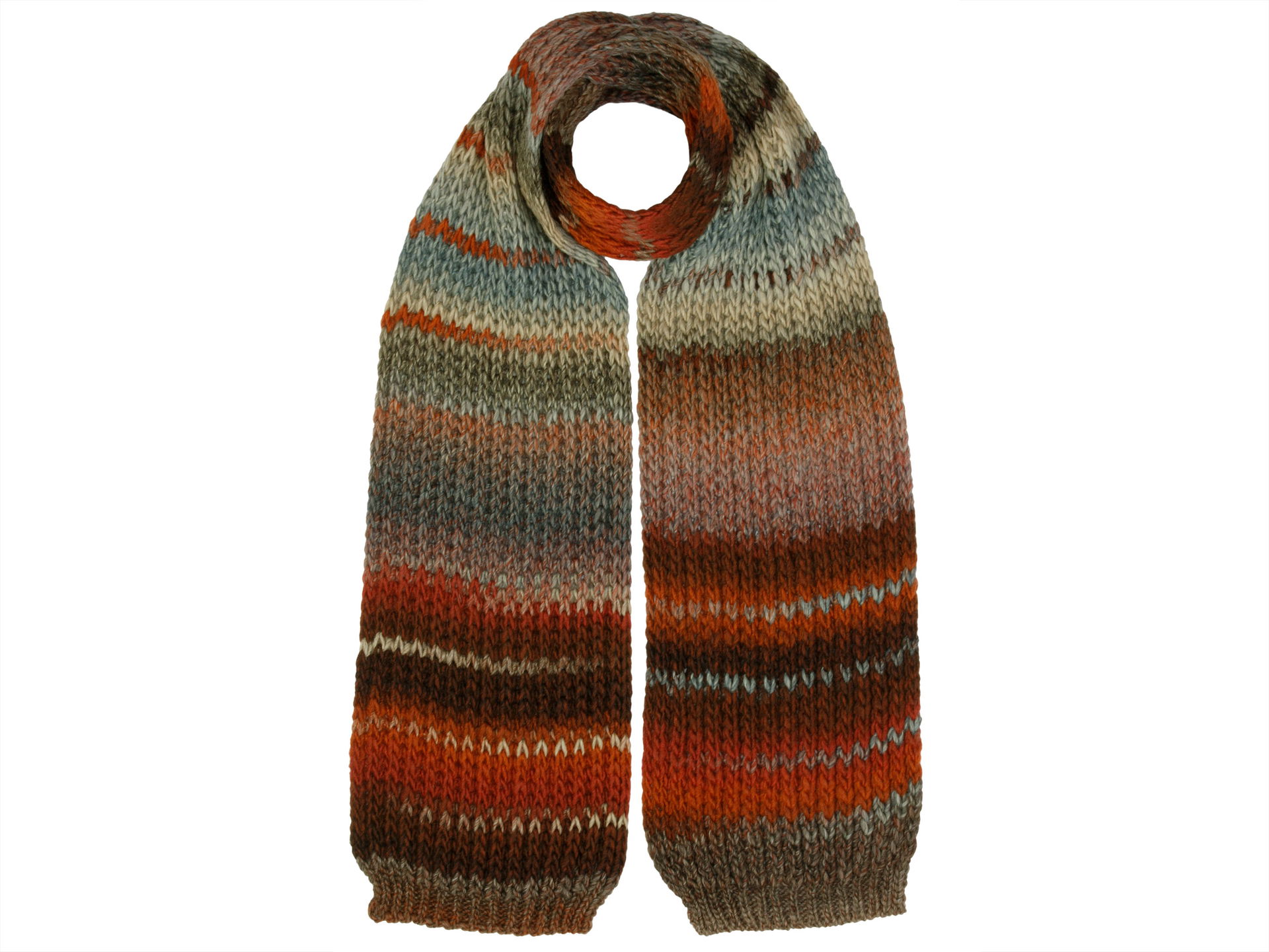 Rassow Strickschal Multicolor aus Schurwolle