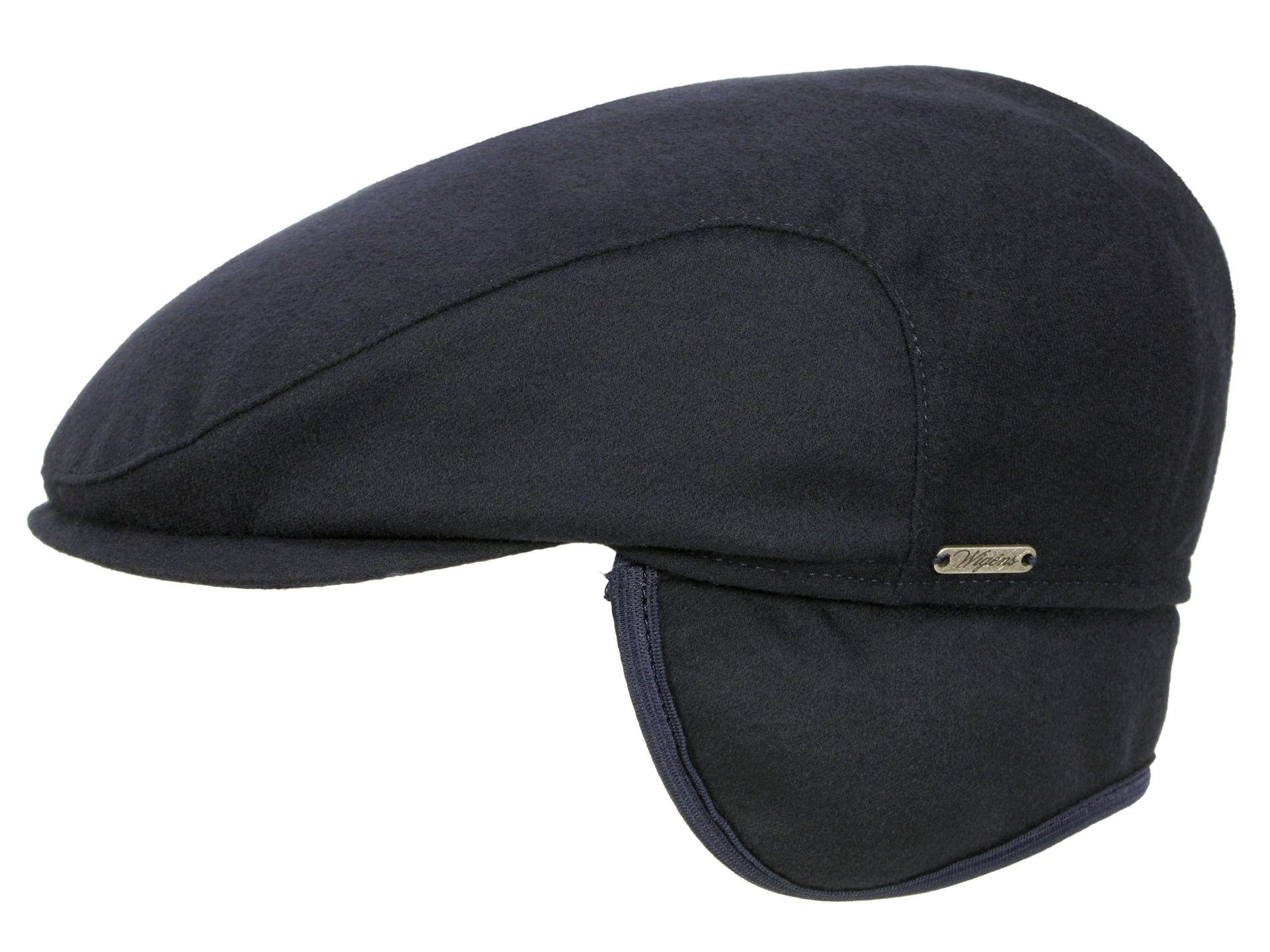Wigens Ivy Slim Cap Sportmütze mit Ohrenklappen aus Schurwolle Loro Piana