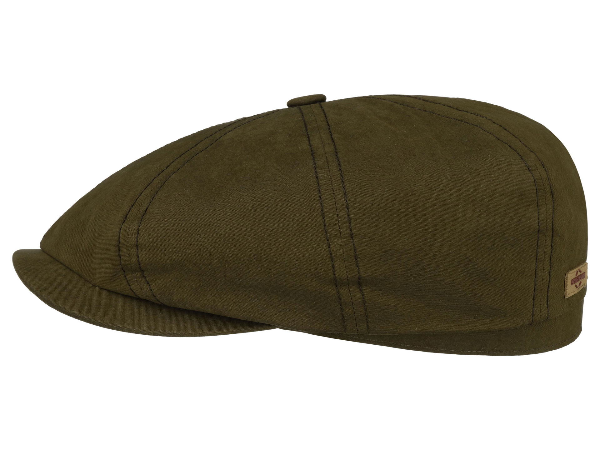 Stetson Hatteras Waxed Cotton WR 8 Panel Newsboy Flatcap