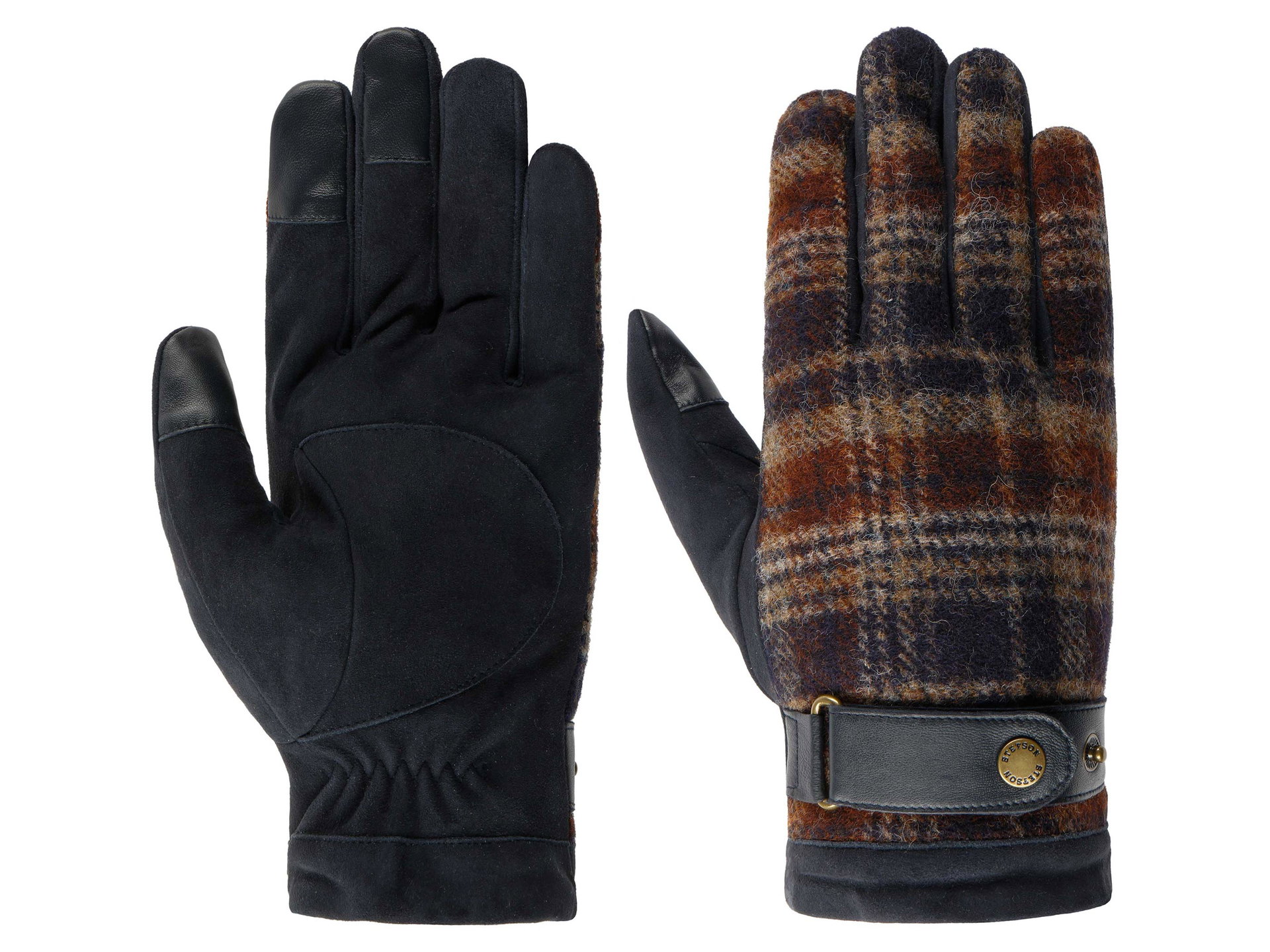 Stetson Gloves Goat Suede/Wool Conductive