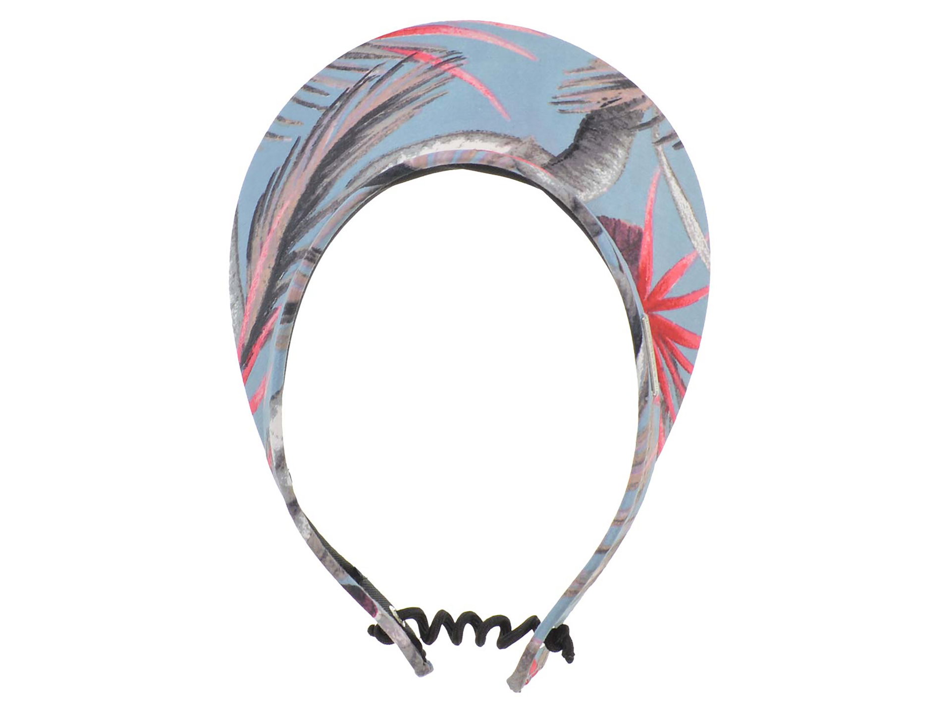 Seeberger Visor mit Gummizug aus sommerlich gemustertem Stoff