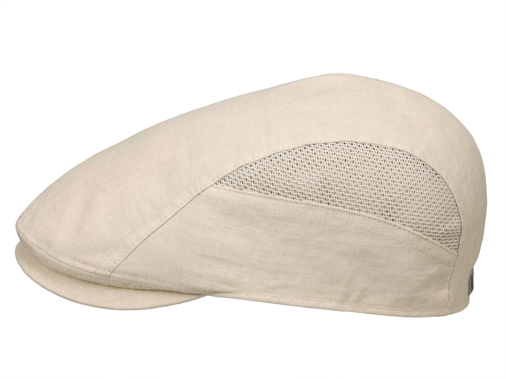 Göttmann Genua/100 mod. 1-tlg Sportmütze mit Netzeinsätzen Längsteilige Flatcap