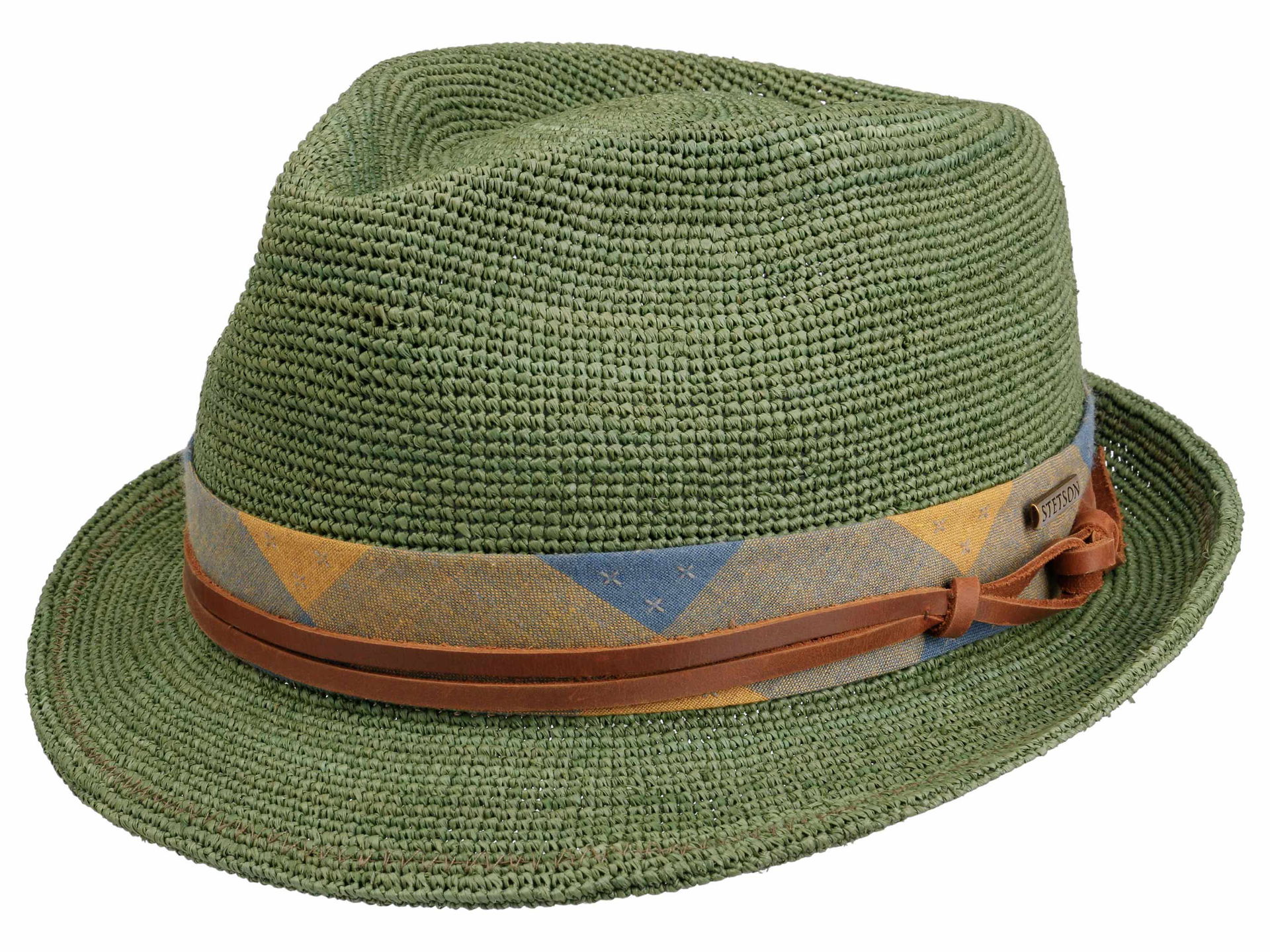 Stetson Trilby Raffia Crochet