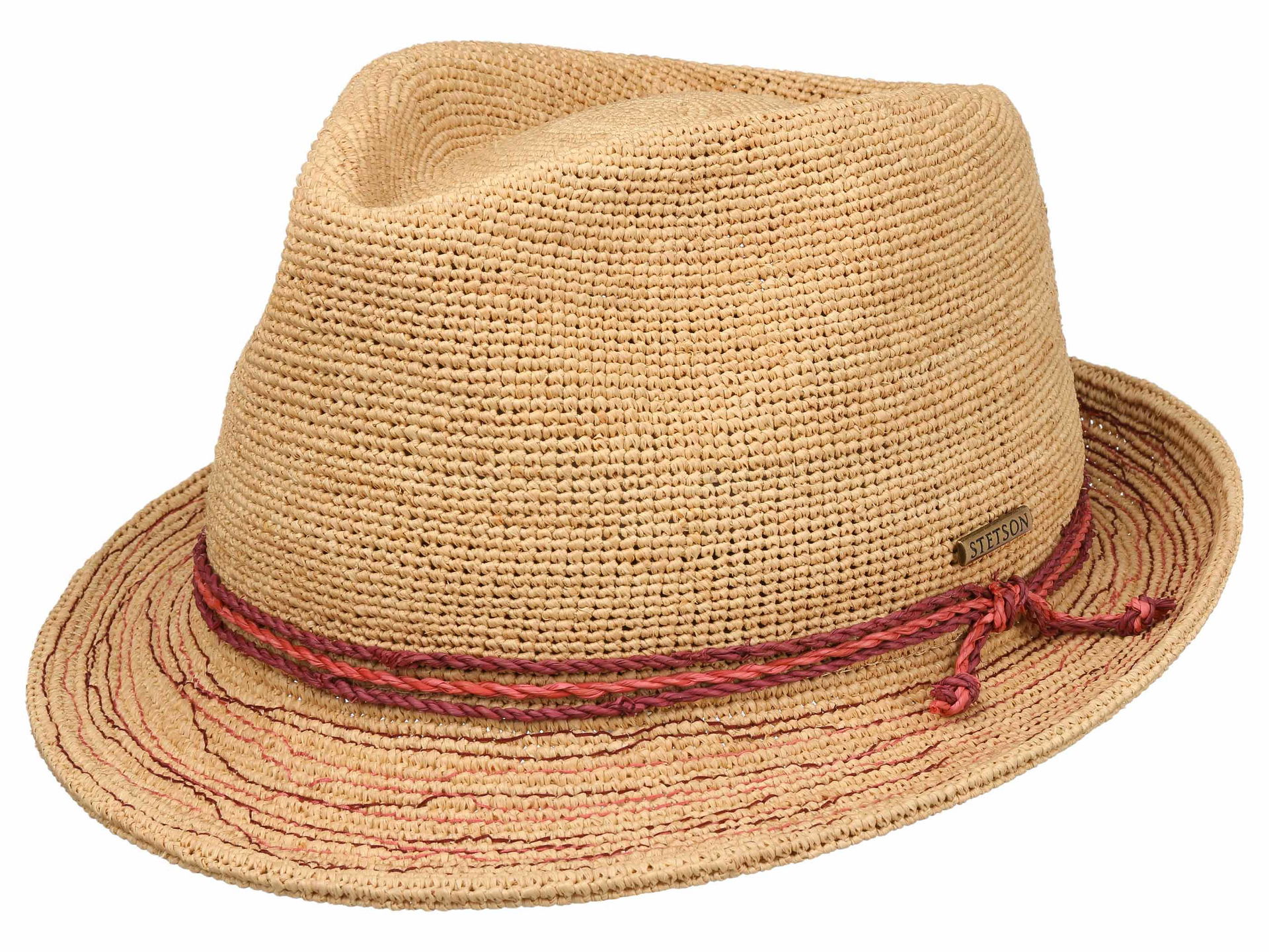 Stetson Trilby Raffia Crochet
