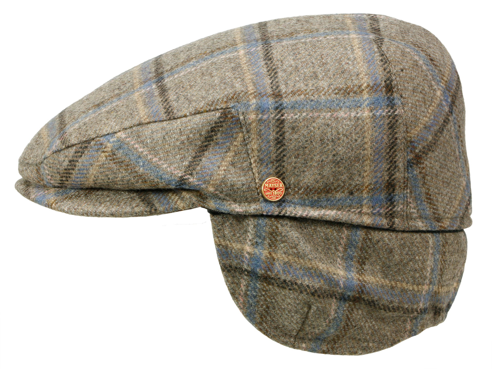 Mayser Merlin Plus Flatcap mit Ohrenklappen