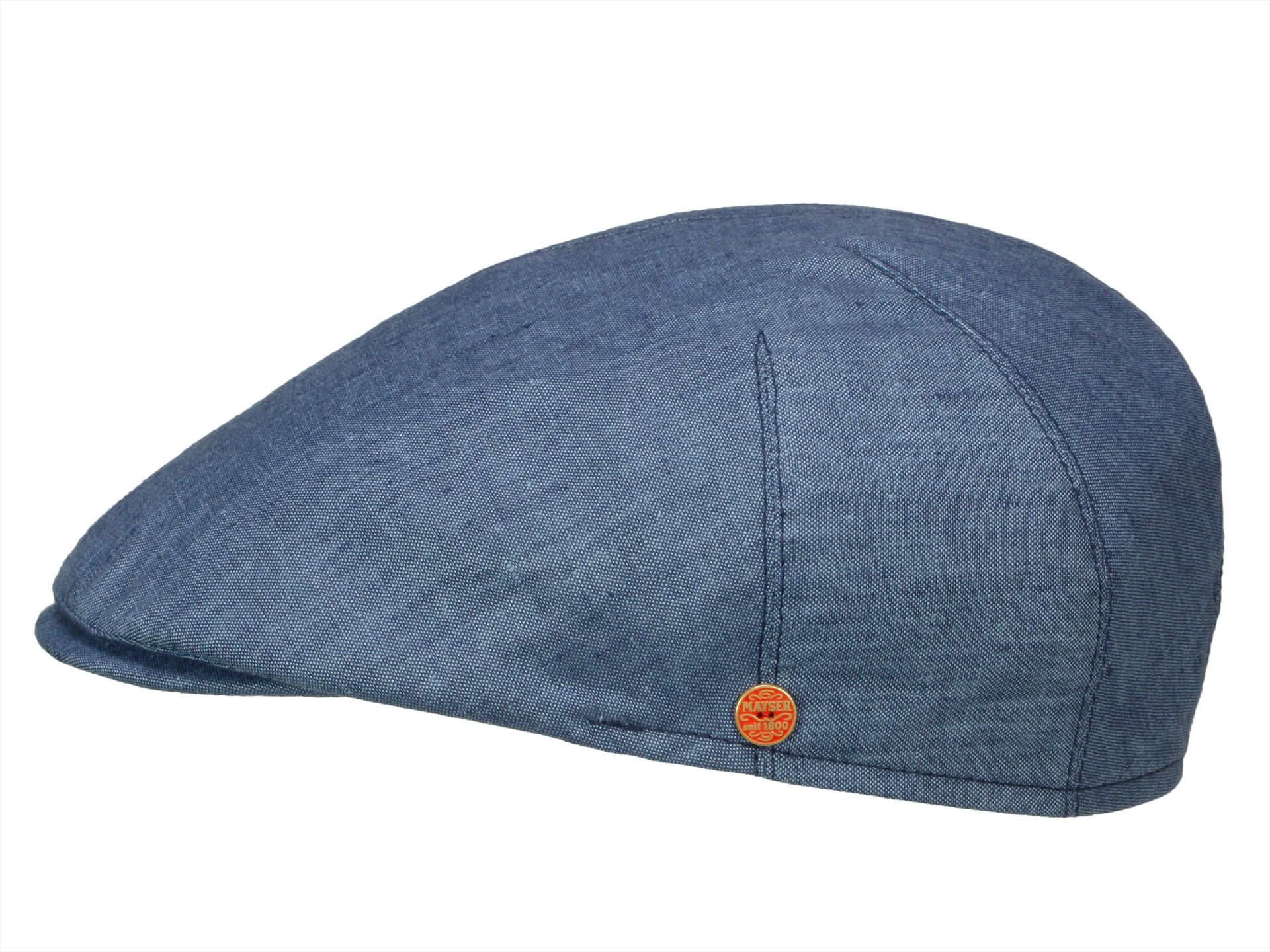 Mayser Sidney Leinen Sommer Flatcap mit UV-Schutz