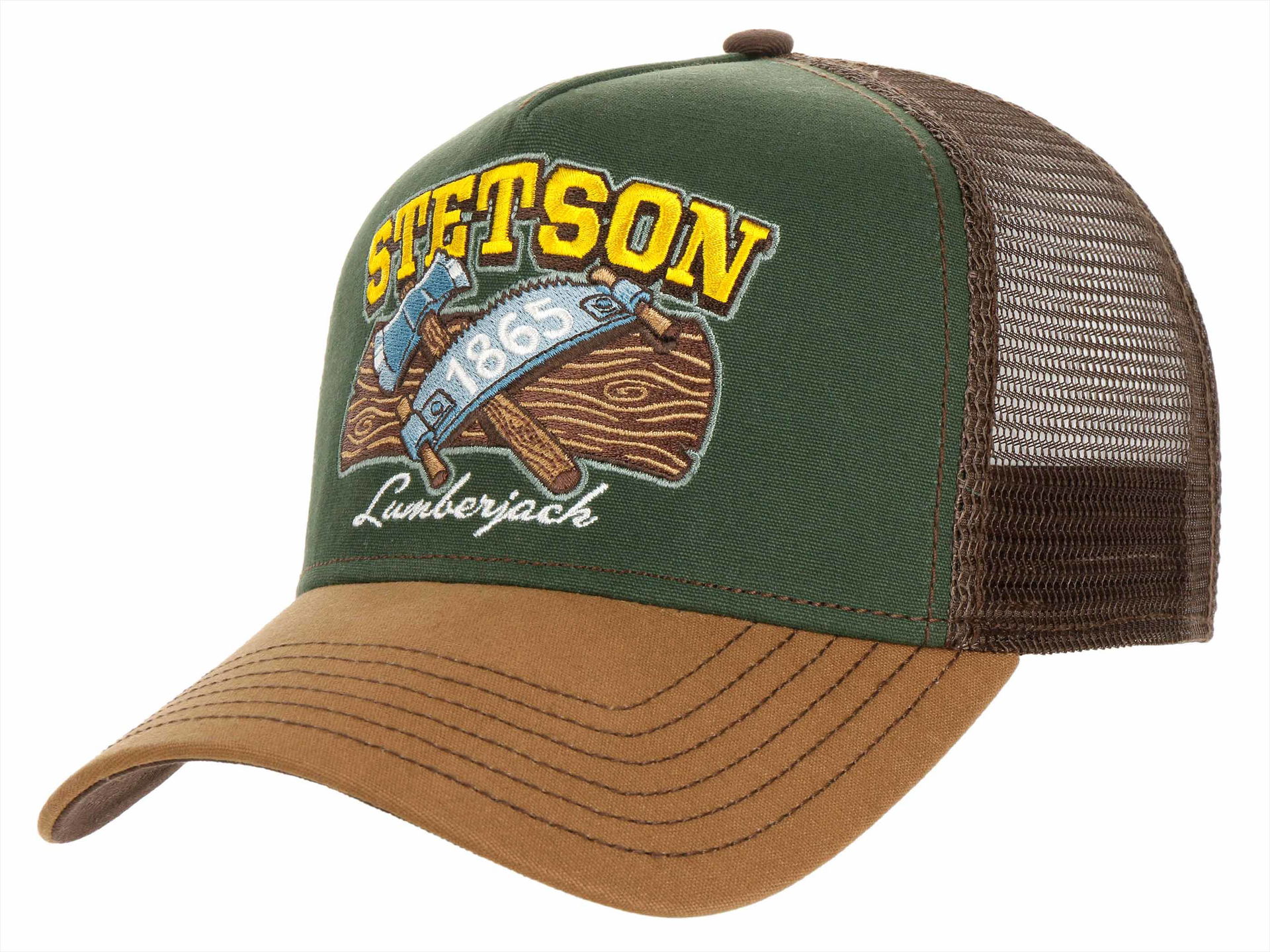 Stetson Trucker Cap Lumberjack Mesh Baseball Cap