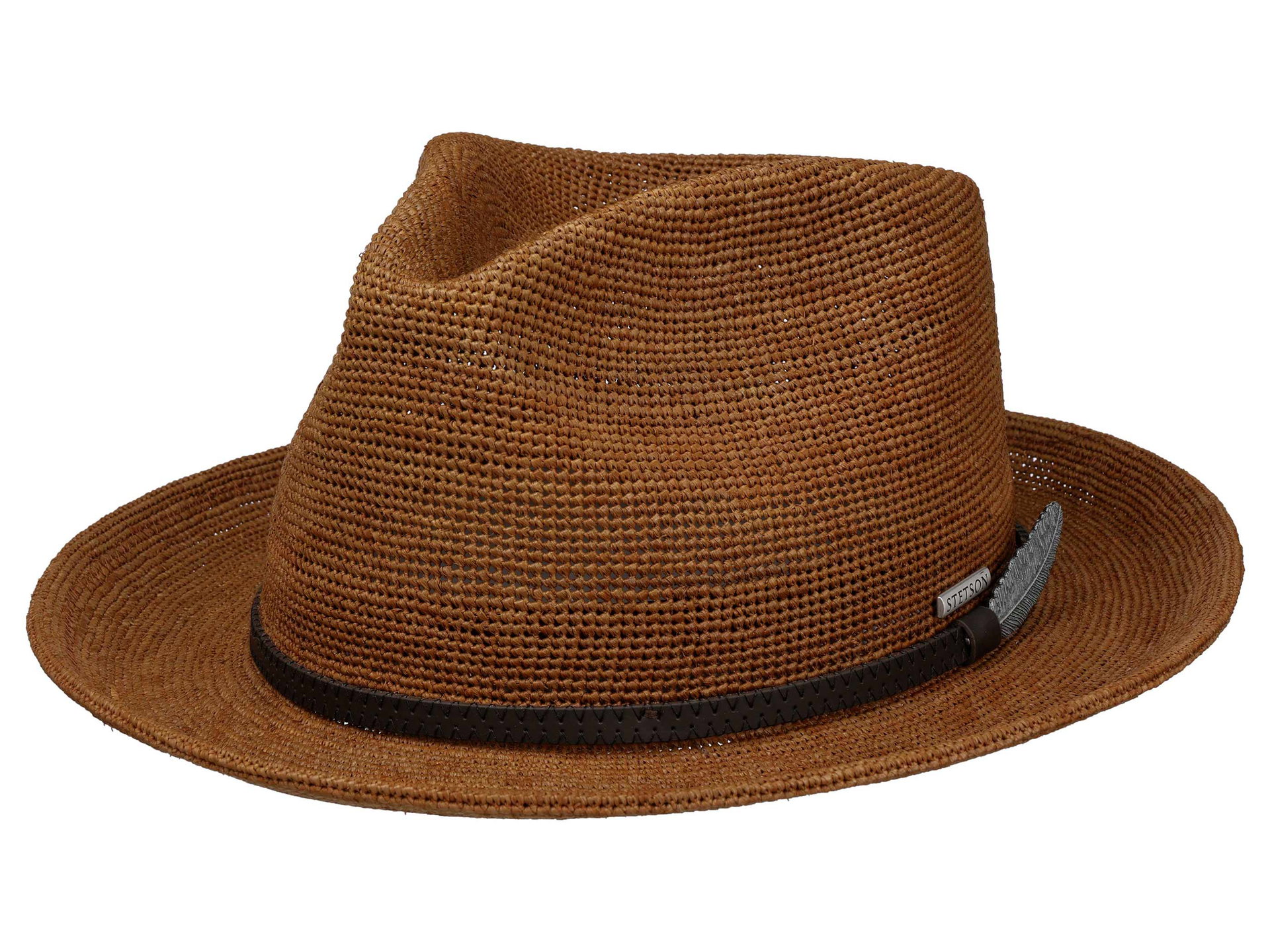 Stetson Fedora Raffia Crochet
