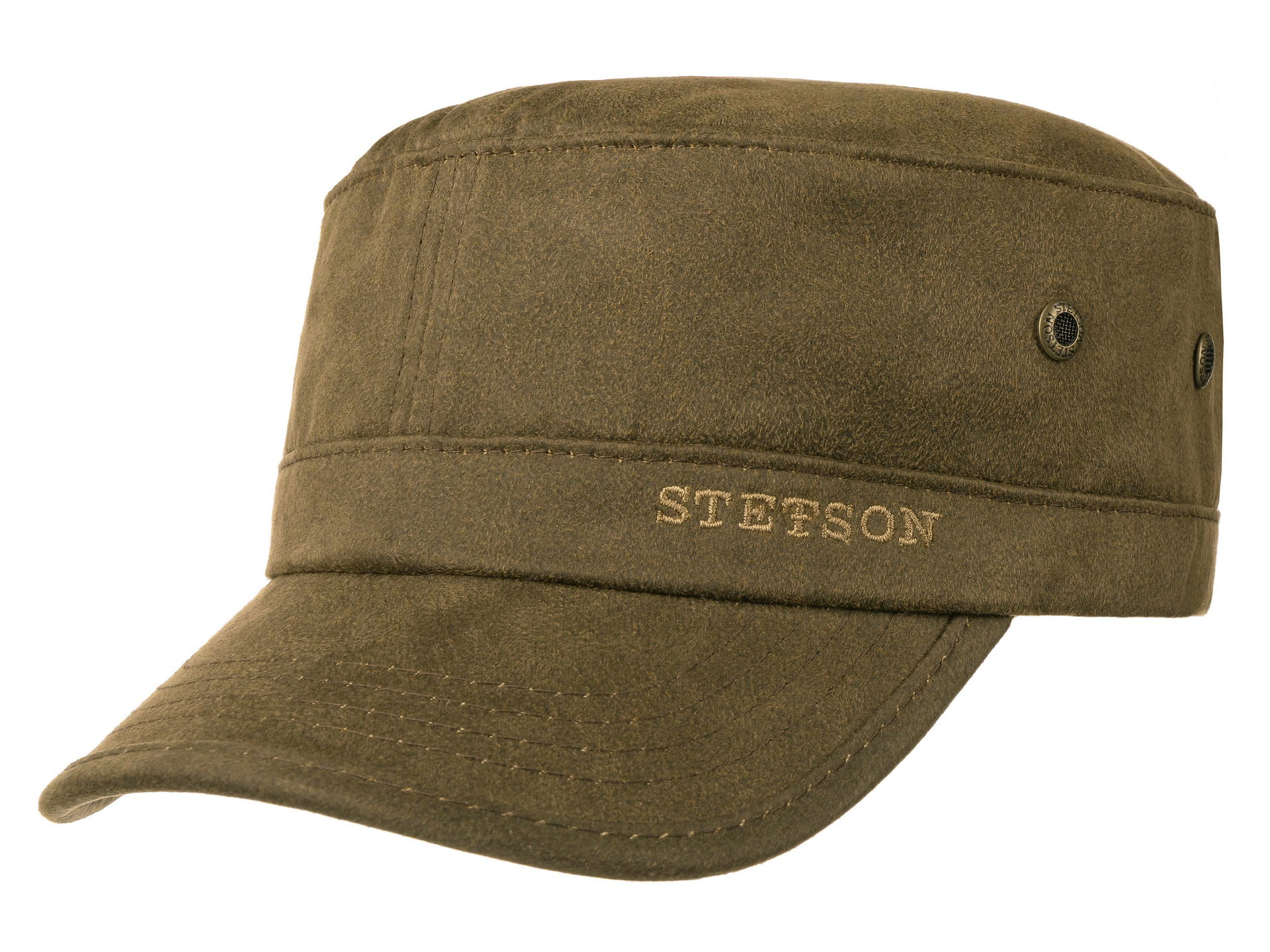 Stetson Army Cap CO/PES Military Cap in Veloursoptik