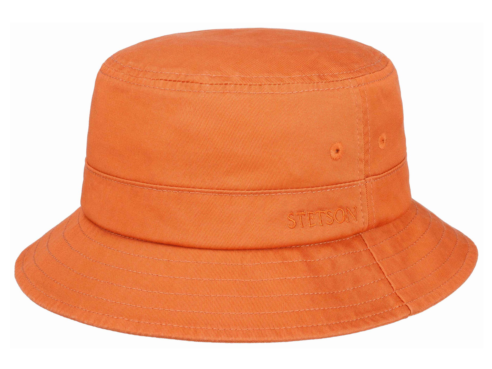 Stetson Bucket Cotton Twill Schmaler Fischerhut aus Baumwolle