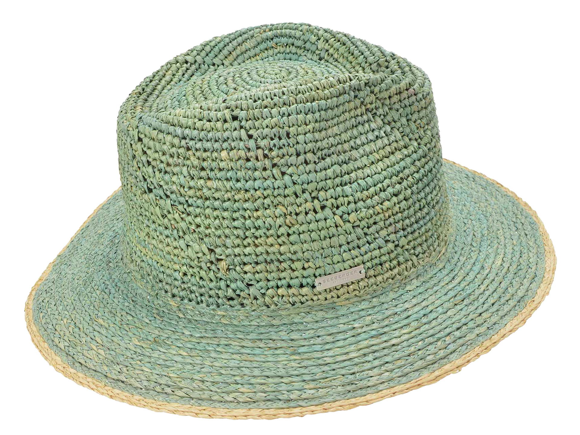 Seeberger Raffia Fedora Strohhut