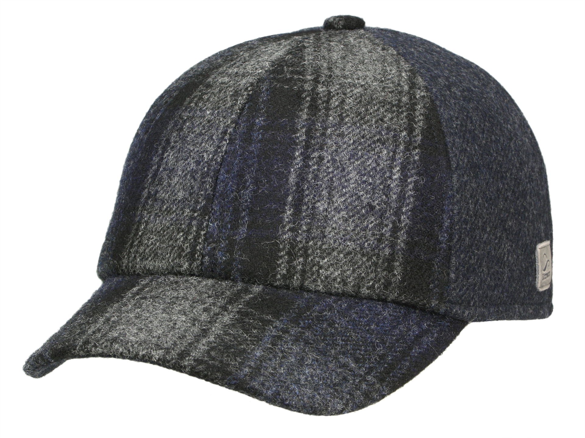 Göttmann Carter Karierte Baseball Cap aus Wolle