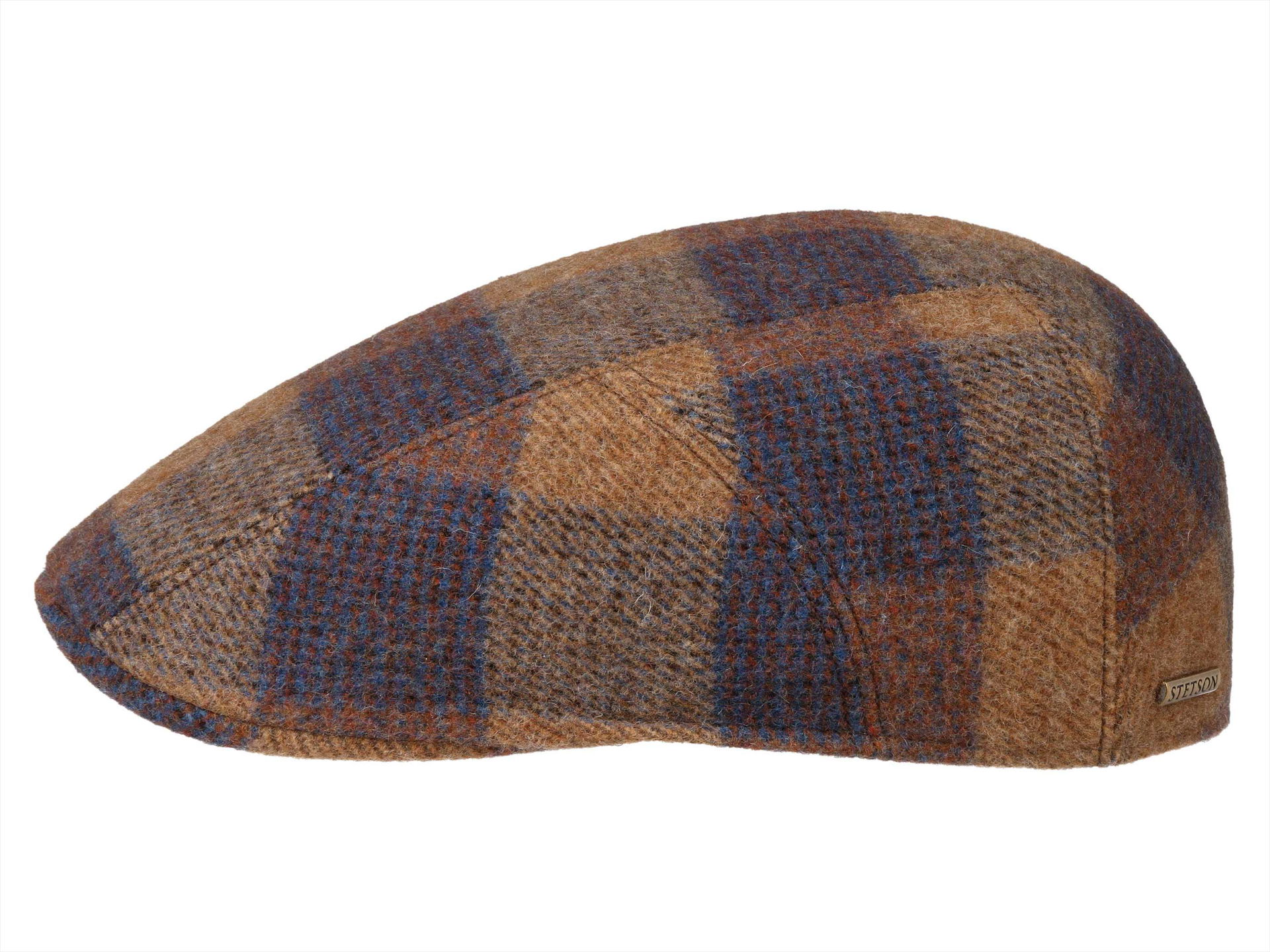 Stetson Ivy Cap Check Wool Längsteilige Flatcap