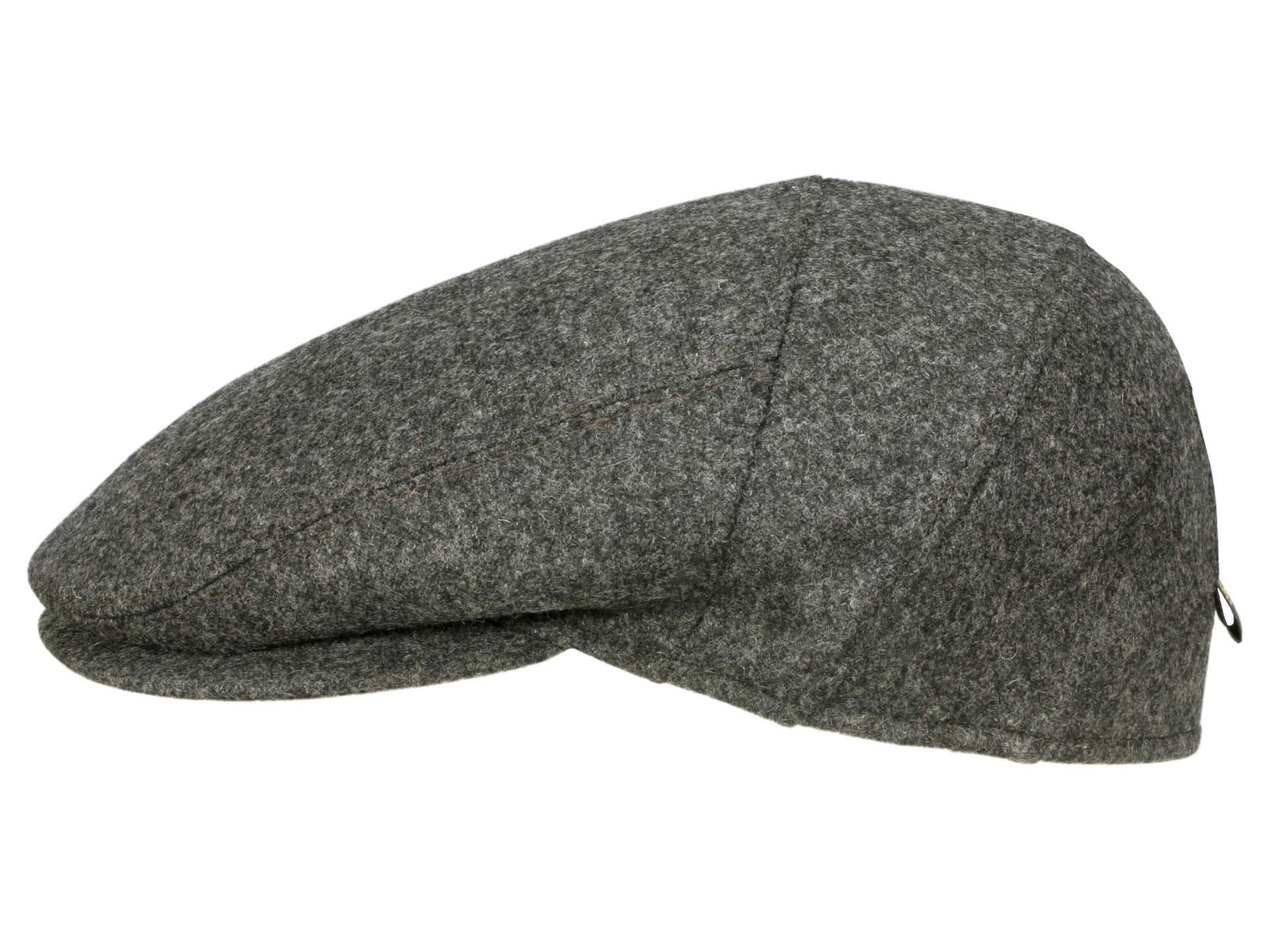 Borsalino Berretto Piatto Sfilato Fod Flatcap aus Schurwolle