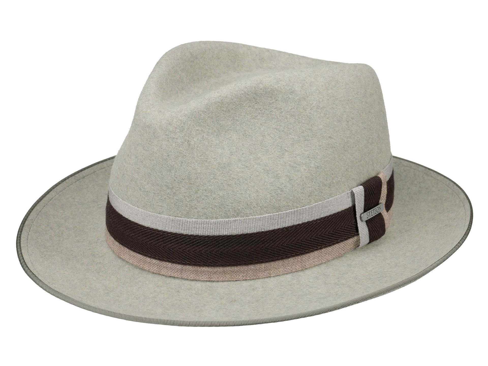 Stetson West Bend Fedora Melange Furfelt Filzhut