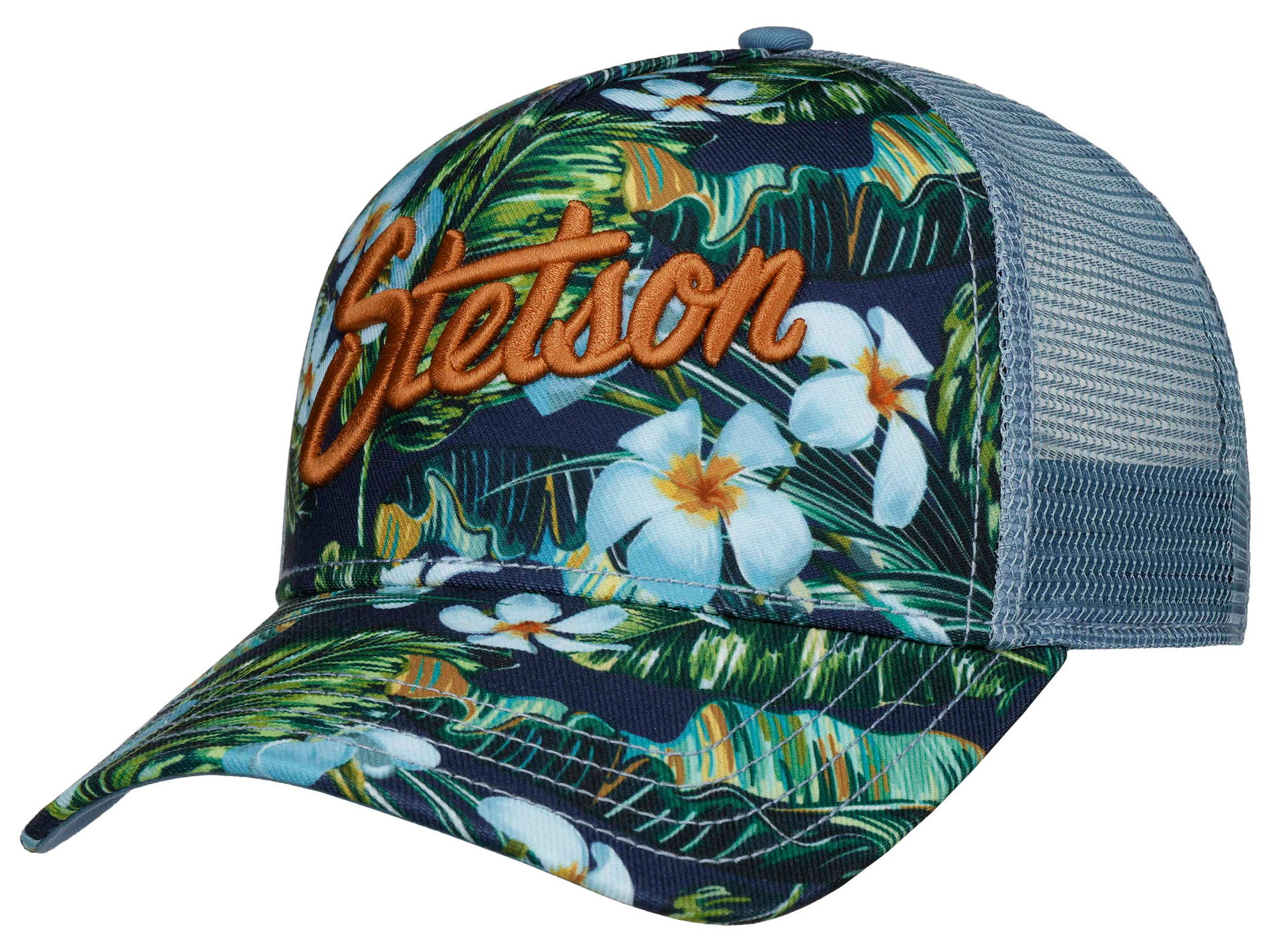 Stetson Trucker Cap Hawaii Flower