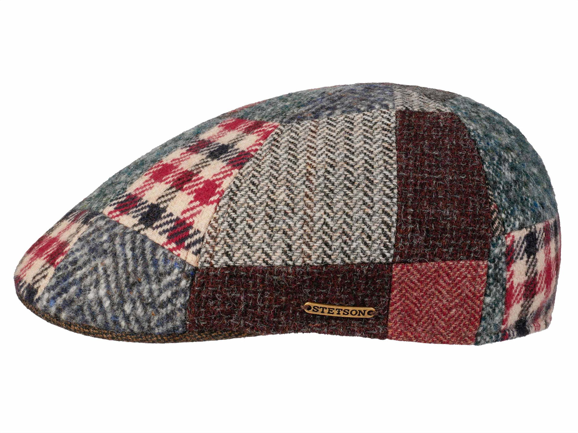 Stetson Texas Patchwork Schnabel Flatcap